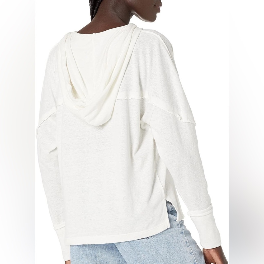 Roxy Destination Surf Long-Sleeve Hooded Top Medium - Picture 2 of 15